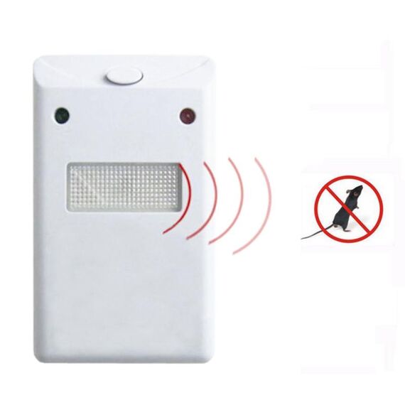 Repellente repellente per topi repellente per topi elettronico 220V, spina europea (bianco)