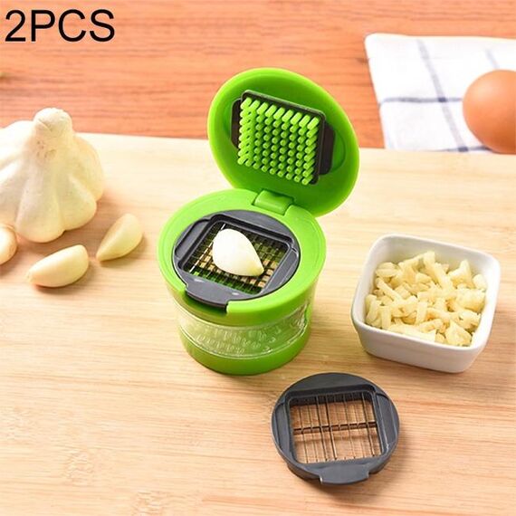 2 pezzi multiuso mini utensile da cucina verdura aglio manuale affettatrice taglierina chopper consegna a colori casuali