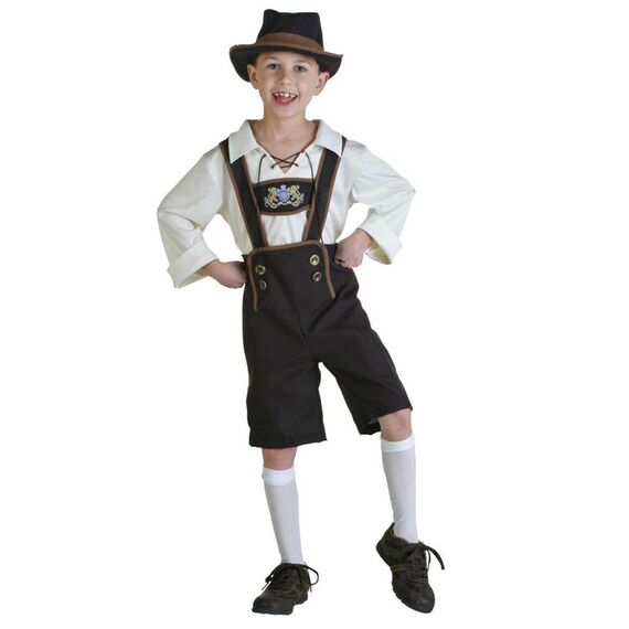 Costume di Halloween Costume da birra per bambini Oktoberfest Suits Cosplay stile inglese, Taglia: XL, Giro vita: 80 cm, Lunghezza del vestito: 62 cm, Pantaloni lunghi: 49 cm, Altezza consigliata: 145-160 cm