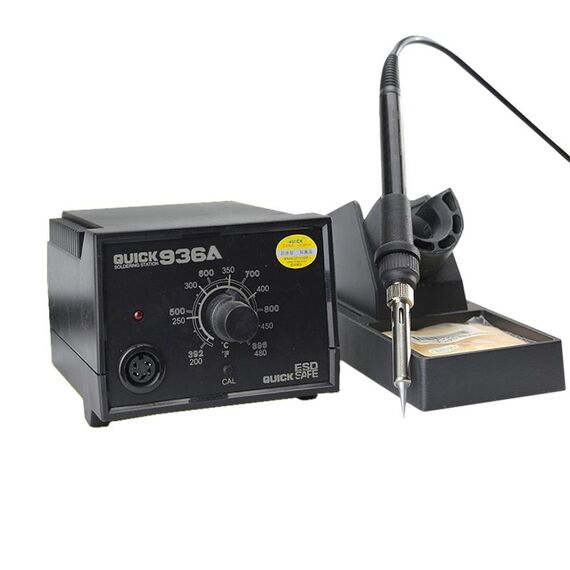 4 in 1 QUICK 936A 220V 60W Stazione di saldatura Strumento di saldatura a temperatura costante per saldatore, spina AU