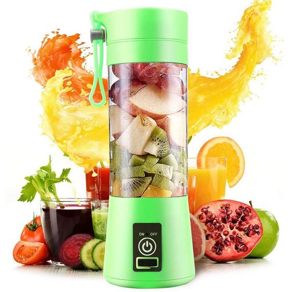 USB ricaricabile elettrico automatico frutta verdura agrumi succo d'arancia creatore tazza mixer bottiglia (380 ml 2 frullatore)