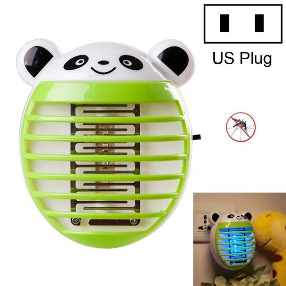 Cute Household Zanzara Killer Lampada LED Luce Anti Mosquito Bug Zapper Insetto Muggen Killer Luce notturna Colorata Spina USA (Verde)
