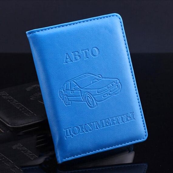 Portafoglio con portamonete in pelle con copertina in pelle PU russa