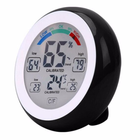 TS-S93 Termometro digitale multifunzione Igrometro Misuratore di umidità della temperatura, Visualizzazione dell'andamento del valore minimo massimo C / Funit