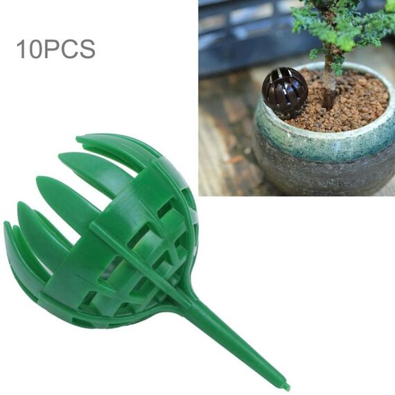 10PCS Attrezzi per bonsai Prodotti per il giardinaggio Attrezzi per il giardinaggio Scatole per fertilizzanti bonsai, di grandi dimensioni: 5,5 * 4 * 4 cm (verde)