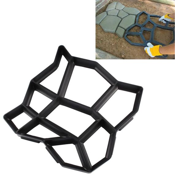 Stampo manuale in cemento Stampo stradale in plastica Stampo per pavimentazione da giardino fai da te