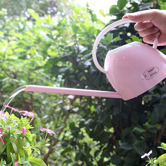 Giardinaggio Annaffiatoio Versare Pentole Casa Bocca lunga Bollitore Ufficio Casa Sprinkler in plastica, Capacità: 1.0L, Consegna a colori casuali