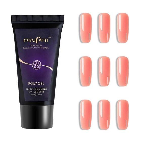 30g Colla per unghie Manicure Art Colla a estensione rapida Gel indolore Crema per fototerapia per ricostruzione unghie rimovibile