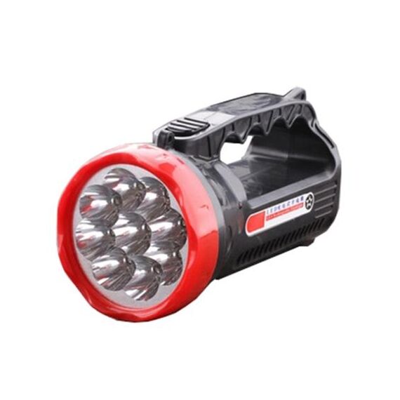 5W 9 LED Torcia a LED ricaricabile a 2 modalità Torcia per esterni