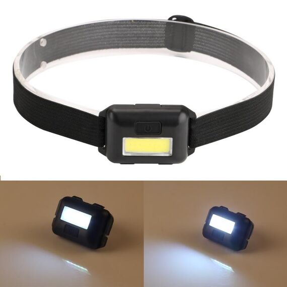 10W COB Headlamp LED Headband Light (nero)
