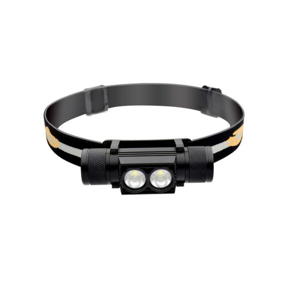 D25 10W 2 x XML-2 IPX6 Luce per archetto impermeabile, Faro a LED da esterno regolabile con ricarica USB 2400 LM