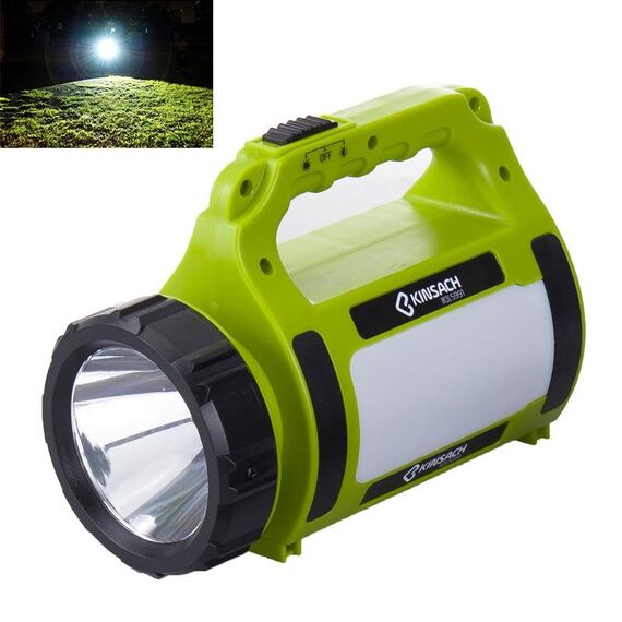 Faro LED portatile da esterno con ricarica USB da 5W 1000LM, con funzione di esportazione USB