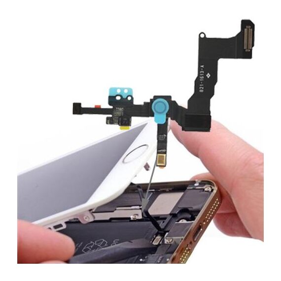 Fotocamera anteriore originale 2 in 1 + cavo flessibile sensore per iPhone 5S