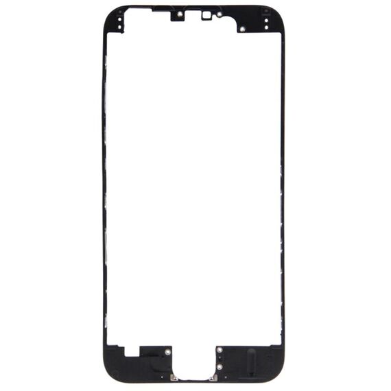Cornice della cornice dello schermo LCD anteriore per iPhone 6 (nera)