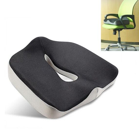 Cuscino per sedia da ufficio Cuscino ortodontico coccigeo per natiche, dimensioni: 45x38x13cm