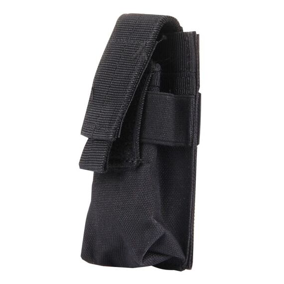 M5 Custodia protettiva per torcia portatile multifunzionale per sport all'aria aperta Mini, dimensioni: 15 x 4,7 x 2 cm (nero)