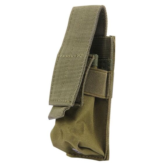 M5 Custodia protettiva / borsa per torcia portatile multifunzione per sport all'aria aperta Mini, dimensioni: 15 x 4,7 x 2 cm (verde)