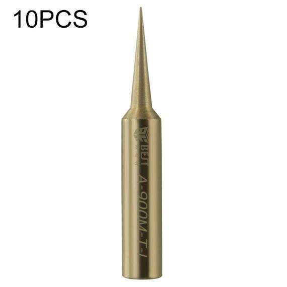 10 PCS MIGLIORE Punta per saldatore a bassa temperatura in rame puro speciale per saldatura Filo per salto con mosca A-900M-T-I