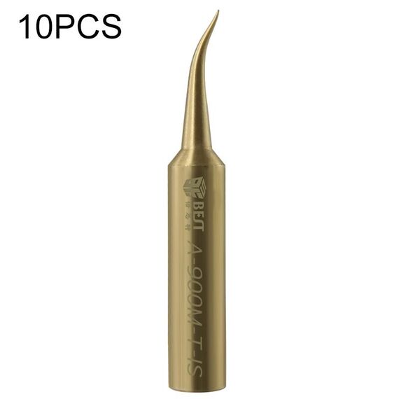 10 PCS MIGLIORE Punta per saldatore a bassa temperatura in rame puro speciale per saldatura Filo per salto con mosca A-900M-T-IS