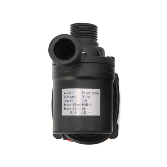 Pompa sommergibile per irrigazione, circolazione dell'acqua, motore brushless solare, portata 800 l/h(24V)