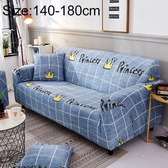 Divano Coperchi all-inclusive resistenti antiscivolo Elastico Elastico Elastico Completo Cover Cover Cover e Pillow Case, Specifica: Due sedile + 2 PCS Cuscinetto (Crown Royal)