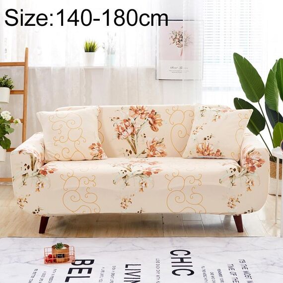 Divano copre tutto-inclusive antiscivolo antiscivolo Elastic Cover Cover Cover Cover Cover e cuscinetto, Specifica: Due sedile + 2 PCS Cassa del cuscino (silenzillamente elegante)