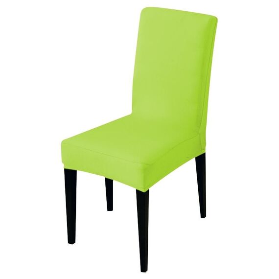 Fodera per sedia moderna in tinta unita Spandex Elastico elasticizzato Fodere per sedie per banchetti di nozze Fodera per sedili da pranzo Copertura per hotel pastorale, Specifica: Formato universale (Verde frutta)