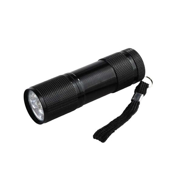 5 PCS 9 LED 395NM Mini UV Torcia Fluorescente Penna di rilevamento della luce di sicurezza