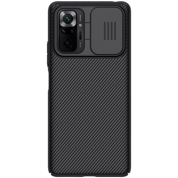 Per Xiaomi Redmi Nota 10 Pro / 10 Pro Max Nillkin Black Mirror Series Series PC Camshield Copertura completa Cassa resistente antigraffio resistente alla polvere (nero)