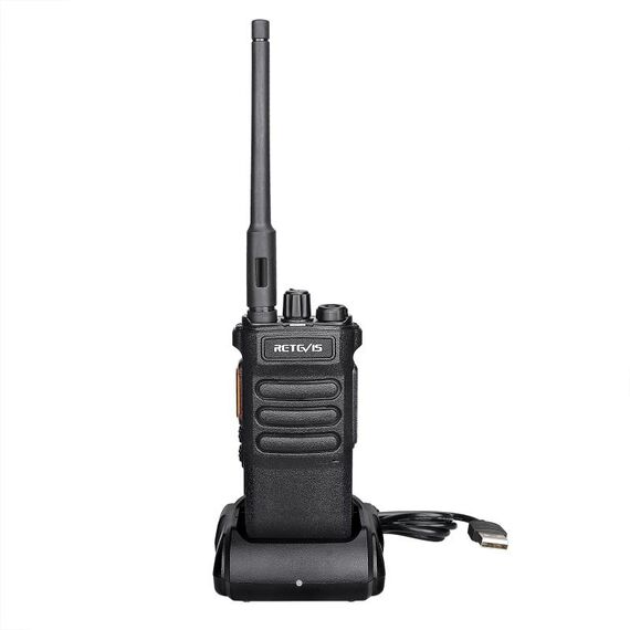 Retevis RT86 10W 430-440MHz 16CHS a due vie Palmare a due vie Walkie Talkie con funzione di copia wireless (nero)