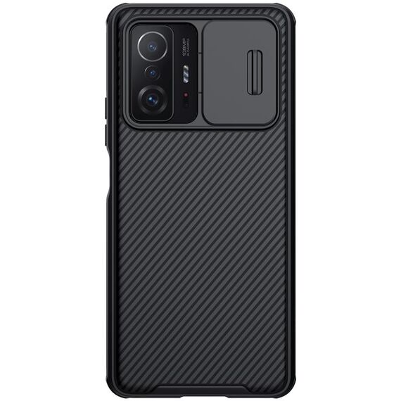 Per Xiaomi Mi 11t / 11t Pro Nilkin Camshield Pro Series PC Copertura intera Polvere antigraffio resistente ai graffi Cassa del telefono cellulare (nero)