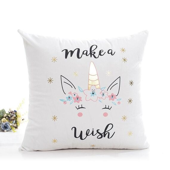 Fodera per cuscino Buon Natale Fodera per cuscino con stampa in lamina d'oro Fodera per cuscino per divano in vita Fodera per cuscino Coffee Shop Decorativo 43 cm x 43 cm (6)