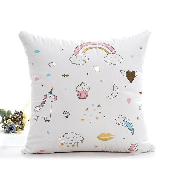 Fodera per cuscino Buon Natale Fodera per cuscino con stampa in lamina d'oro Fodera per cuscino per divano in vita Fodera per cuscino Coffee Shop Decorativo 43 cm x 43 cm (8)