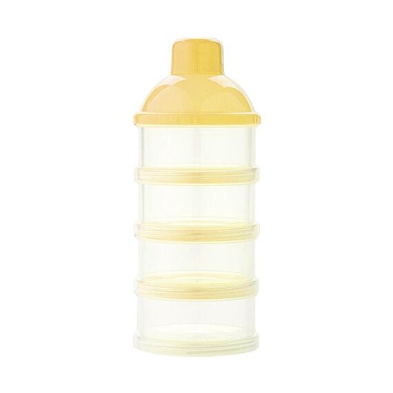 Dispenser portatile per latte in polvere Contenitore per alimenti Contenitore per alimenti Contenitore per alimenti per neonati (giallo)