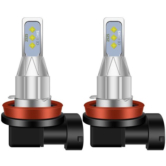 1 coppia H11 DC 12V-24V 12W 1800LM LED LED AUTO LIGHT (luce gialla)