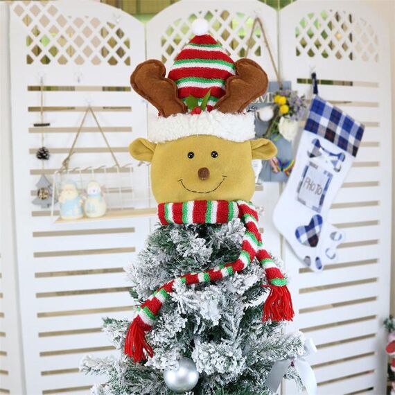 CX20205 Decorazione con ciondolo per albero di Natale con motivo alce, misura: S