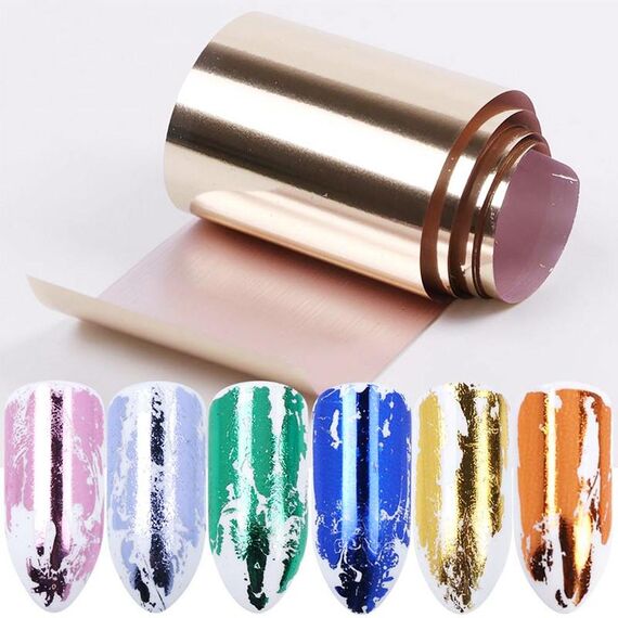 3 pezzi foglio di scorrimento oro argento per unghie trasferimento olografico avvolgere adesivo adesivo stellato set di decorazioni per manicure