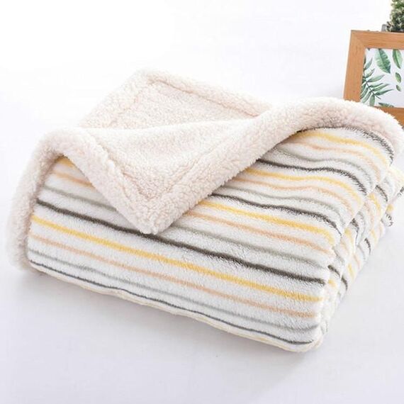 Inverno di spessore doppio strato stampato agnello bambini Blanket Bedding