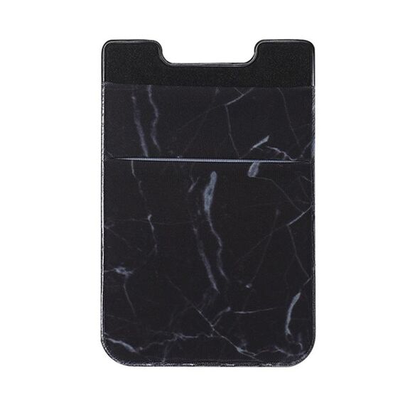Modello di marmo Road Stretch Stretch Phone Back Plastic Carta Carta Sticky Phone Clip (Nero)