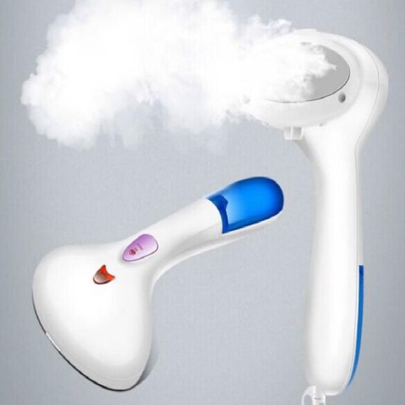 Ferro da stiro a vapore per indumenti da stiro portatile da 1500 W, tipo di spina: spina americana da 110 V (blu + bianco)