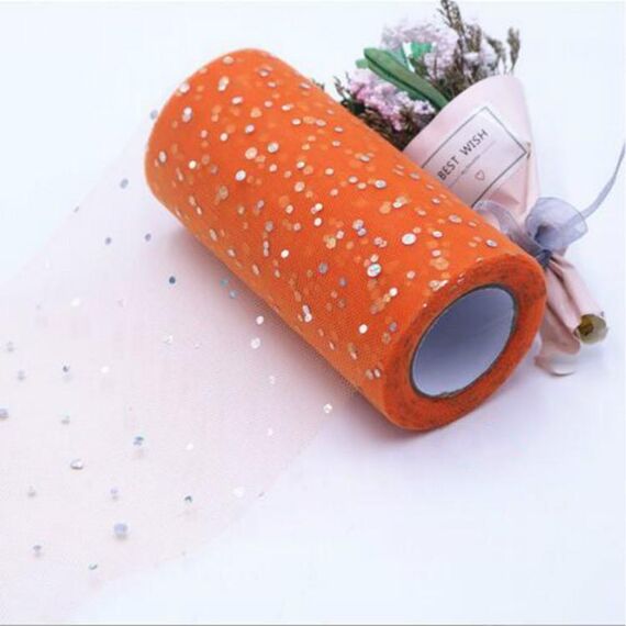 Materiali Tulle rullo 25 Yards 13 centimetri Organza laser Mestieri decorazione Wedding Tulle della festa di compleanno