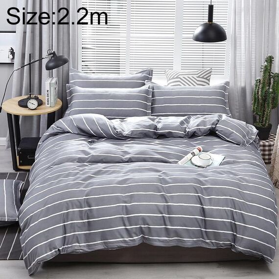 4 PCS / Pattern Set Bedding Set Happy Family copripiumino foglio piatto federa Set