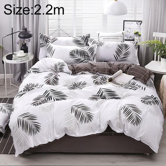 4 PCS / Pattern Set Bedding Set Happy Family copripiumino foglio piatto federa Set