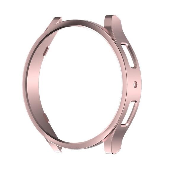 Custodia protettiva per orologio PC semi-inclusa per Samsung Galaxy Watch 6 44 mm (oro rosa)
