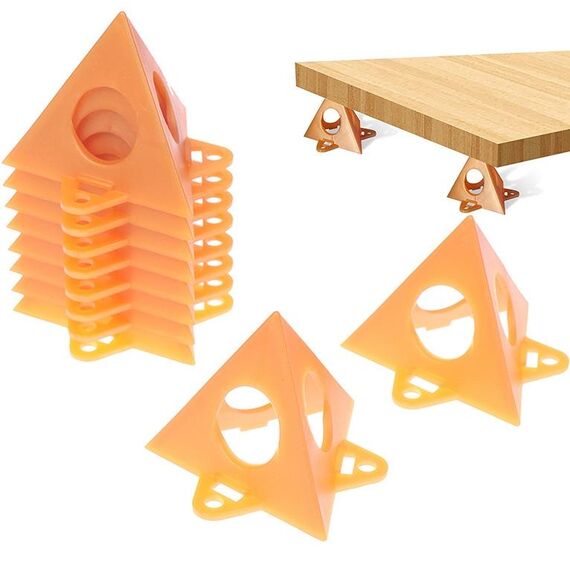 10 pz/pacco Supporto per piramide di vernici per la lavorazione del legno Supporto a cono (Champagne)