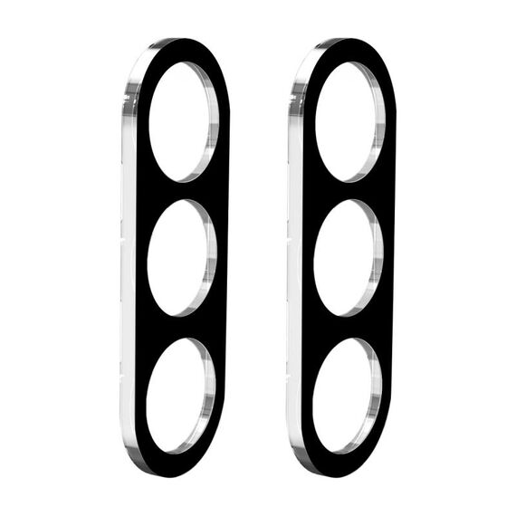 Per Samsung Galaxy S25+ 5G 2 pezzi ENKAY Hat-Prince 9H Pellicola in vetro temperato per obiettivo della fotocamera posteriore (nero)