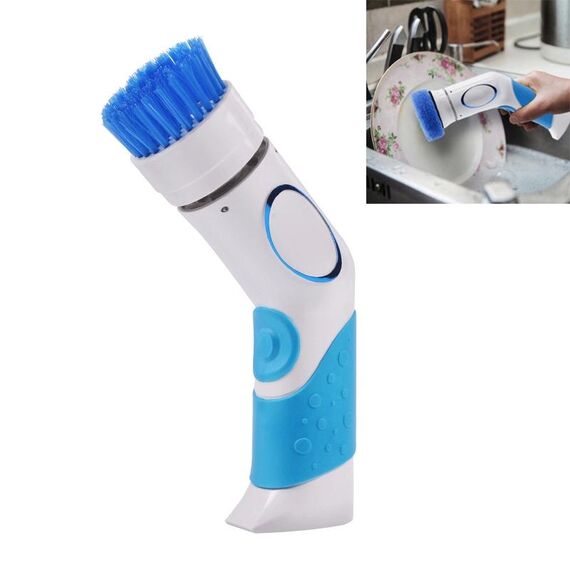 Cucina Elettrica Lavapiatti Spazzola Portatile Mini Piatti Lavatrice (Blu Bianco)