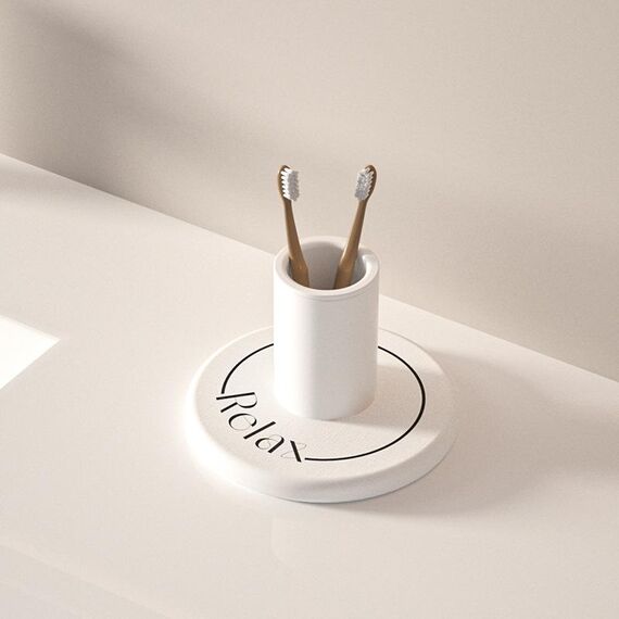 Tappetino per asciugatura del piano di lavoro in diatomite, assorbente per l'acqua, portasapone per il lavandino, stile: 10x10 cm, diario rilassante