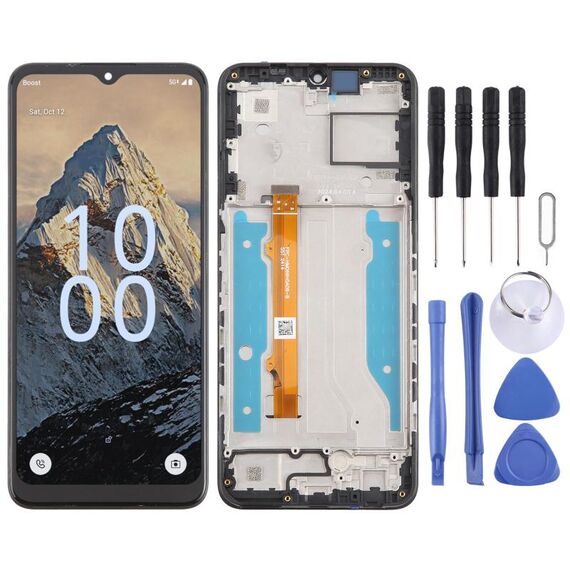 Per Boost Summit 5G 2024 SN339D-SMT LCD Screen Digitizer Assembly completo con cornice (nero)