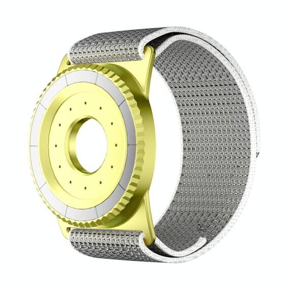Supporto per telefono con aromaterapia MagSafe, cinturino sportivo (oro + grigio)